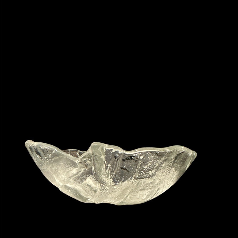 2 small Kosta Boda glass bowls